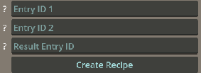 Recipe Creation Screen